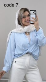 شومیز مدل یگانه کد 09476 B-14 - Image 4