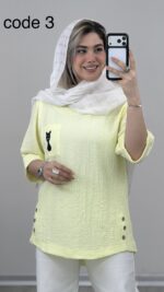 تونیک طرح گربه کد 09473 B-10 - Image 3