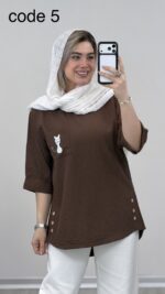 تونیک طرح گربه کد 09473 B-10 - Image 2