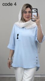 تونیک طرح گربه کد 09473 B-10