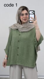 شومیز کیمونو مدل وینا کد 09475 A-2