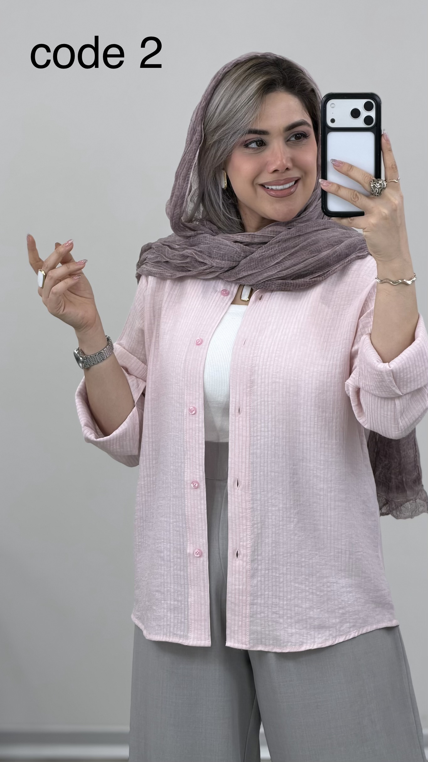 IMG_3196 شومیز مدل پینار کد 09432 A-3 - Image 1