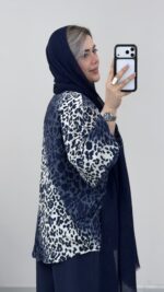شومیز پلنگی مدل آیلی کد 09479 B-12 - Image 4