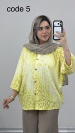 شومیز پلنگی مدل آیلی کد 09479 B-12 - Image 2