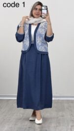 کت و دامن مدل آتیا کد 09465 A-19 - Image 2