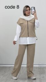 وست + شومیز + شلوار مدل ملودی کد 09248 A-2 - Image 10