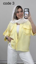 شومیز مدل گلارین کد 09487 A-10 - Image 4