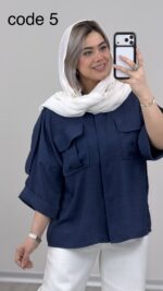 شومیز مدل گلارین کد 09487 A-10 - Image 5