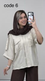 شومیز مدل گلارین کد 09487 A-10 - Image 8