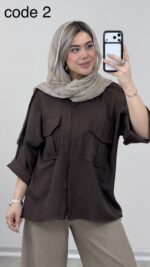 شومیز مدل گلارین کد 09487 A-10 - Image 10