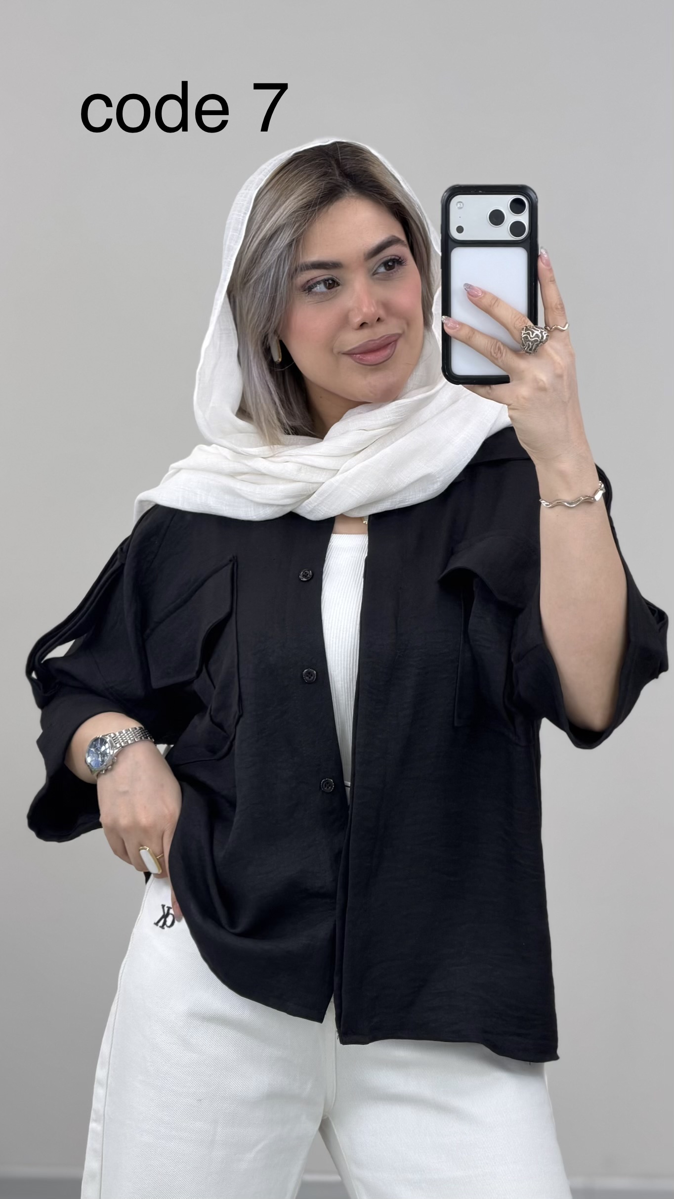 IMG_3323 شومیز (ویژه محرم) کد 09526 - Image 1