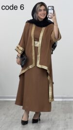 پیراهن استین کوتاه + رویه مدل فریماه کد 09482 A-12 - Image 11