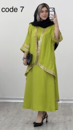 پیراهن استین کوتاه + رویه مدل فریماه کد 09482 A-12 - Image 6
