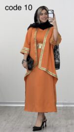 پیراهن استین کوتاه + رویه مدل فریماه کد 09482 A-12 - Image 12