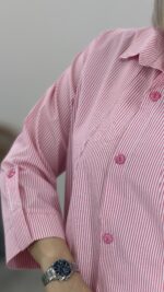 شومیز راه راه مدل لادن کد 09488 A-14 - Image 7
