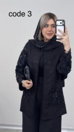 کت مزونی (ویژه محرم ) مدل گیسا کد 09484 A-7 - Image 3