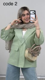 کت لینن مدل مهرناز کد 09489 A-15 - Image 6