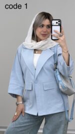 کت لینن مدل مهرناز کد 09489 A-15