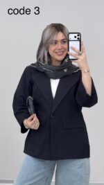 کت لینن مدل مهرناز کد 09489 A-15 - Image 4