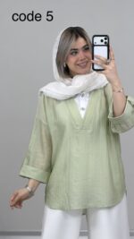 شومیز مدل تامیلا کد 09495 B-8 - Image 3