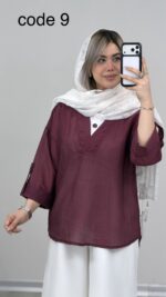 شومیز مدل تامیلا کد 09495 B-8 - Image 2