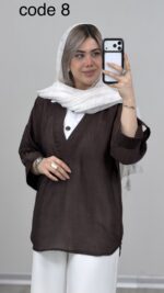 شومیز مدل تامیلا کد 09495 B-8 - Image 6