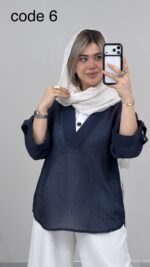 شومیز مدل تامیلا کد 09495 B-8 - Image 5