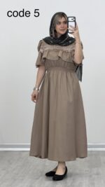 پیراهن مدل سیندرلا کد 09497 A-5