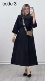 پیراهن لینن مدل ساجده کد 09528 B-3 - Image 7