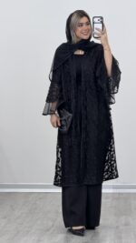 مانتو بلند مدل آلاله کد 09531 A-2 - Image 4