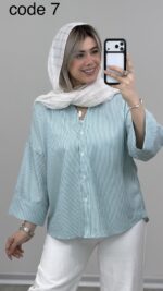 شومیز مدل آفتاب کد 09433 A-1 - Image 3