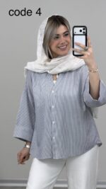 شومیز مدل آفتاب کد 09433 A-1 - Image 4