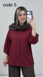 شومیز مدل دلناز کد 09544 B-7 - Image 13