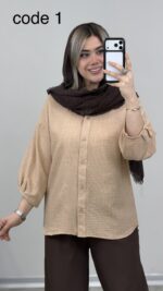 شومیز مدل دلناز کد 09544 B-7 - Image 5