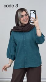 شومیز مدل دلناز کد 09544 B-7 - Image 4