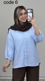 شومیز مدل دلناز کد 09544 B-7 - Image 8