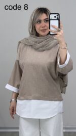تونیک مدل روزیتا کد 09467 B -15 - Image 11