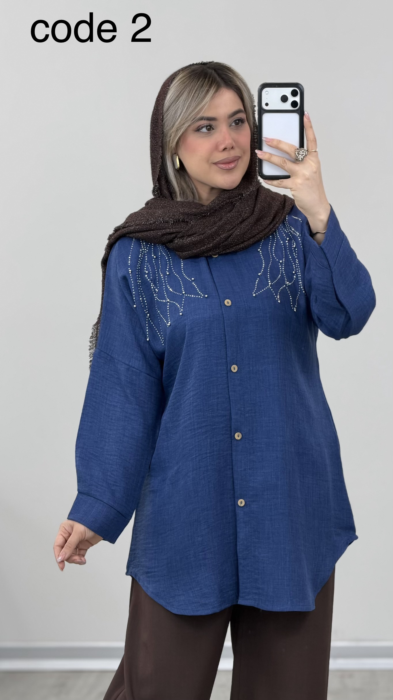 IMG_3892 شومیز مدل الماس کد 09554 A-15 - Image 1
