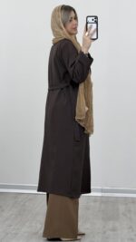 کت بلند YSL کد 09555 B-8 - Image 5