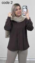 شومیز مدل پامچال کد 09551 B-6 - Image 4