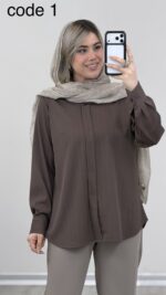 شومیز مدل پامچال کد 09551 B-6 - Image 2