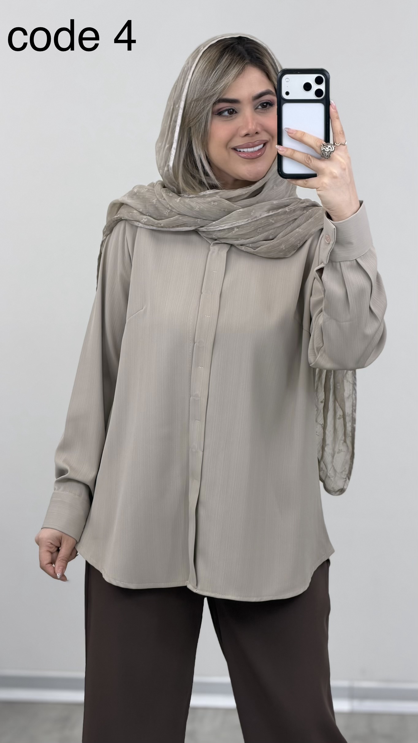 IMG_4039 شومیز مدل پامچال کد 09551 B-6 - Image 1