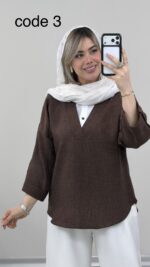 شومیز مدل میران کد 09434 A/2