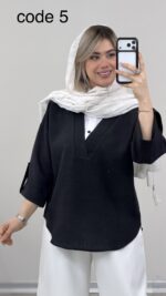 شومیز مدل میران کد 09434 A/2 - Image 3