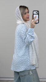 شومیز پاپیونی کد 09568 A-11 - Image 8