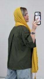 شومیز لینن مدل رسپینا کد 09552 A-6 - Image 4