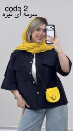 شومیز لینن مدل رسپینا کد 09552 A-6 - Image 3