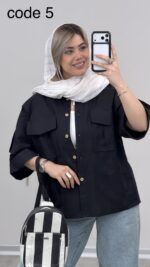 شومیز لینن مدل رسپینا کد 09552 A-6 - Image 2