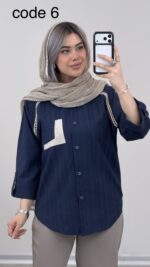 شومیز مدل مهدیه کد 09572 B-3 - Image 3