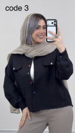 شومیز مدل ملیکا کد 09573 B-5 - Image 3